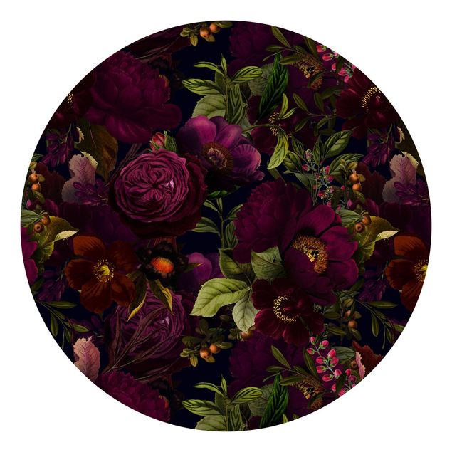 Uta Naumann obrazy Liliowe kwiaty ciemne
