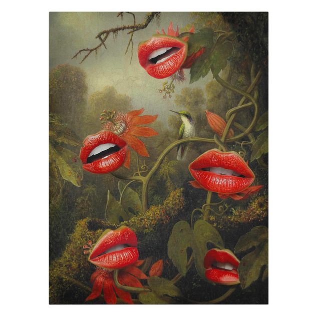Obraz vintage Lips Jungle
