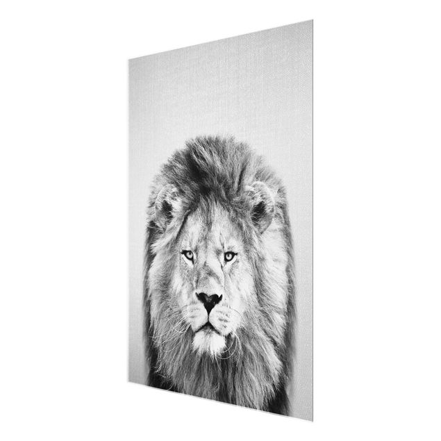 Obrazy nowoczesne Lion Linus Black And White