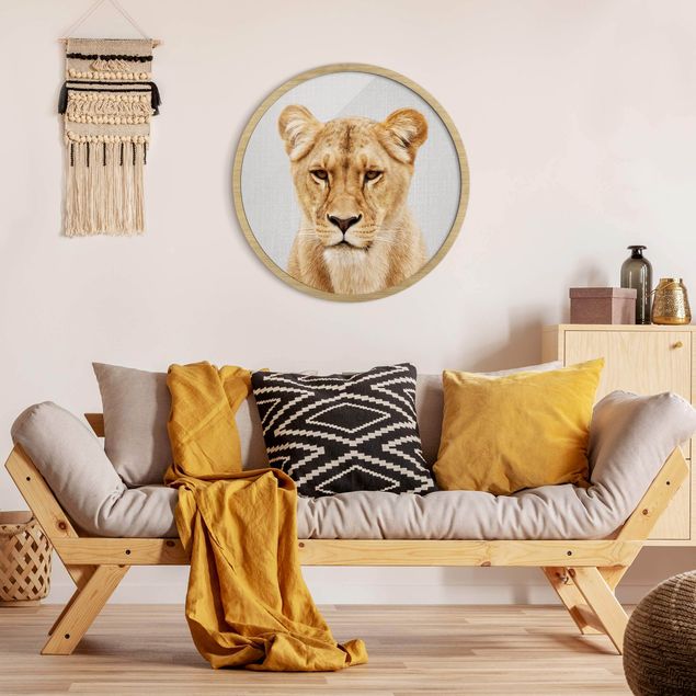 Nowoczesne obrazy do salonu Lioness Lisa