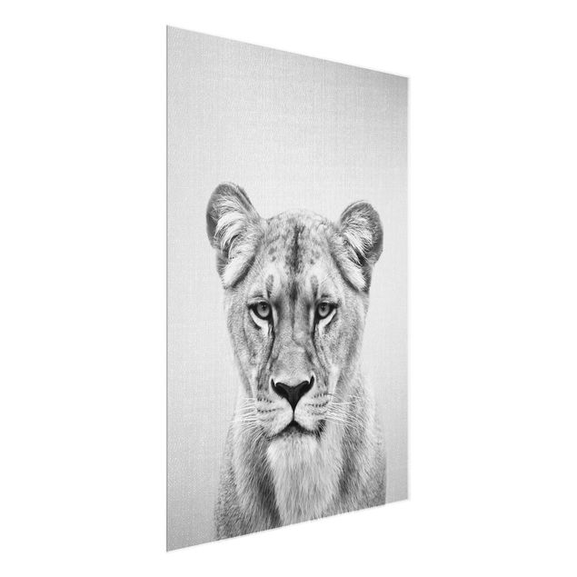 Obraz lwa Lioness Lisa Black And White