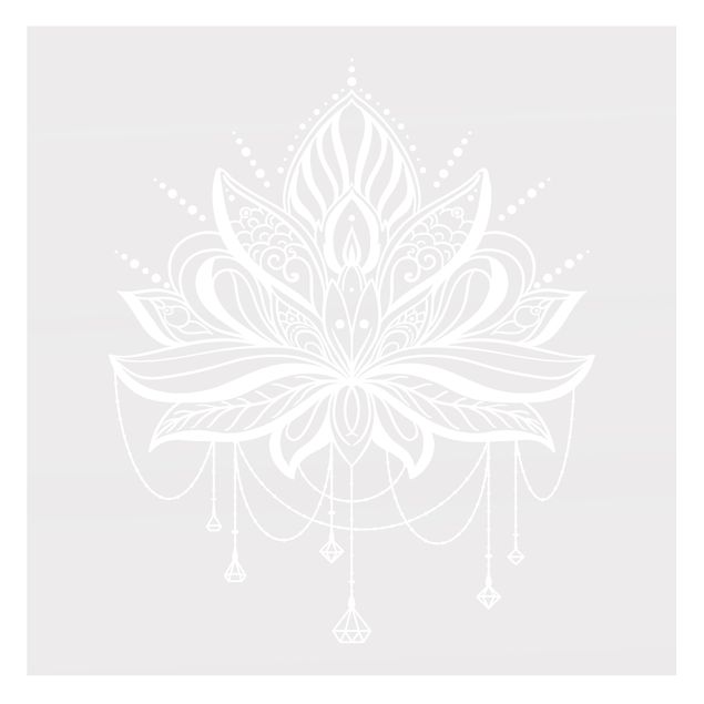 Folia okienna - Lotus With Chains II