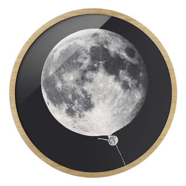 Obrazy nowoczesny Balloon With Moon