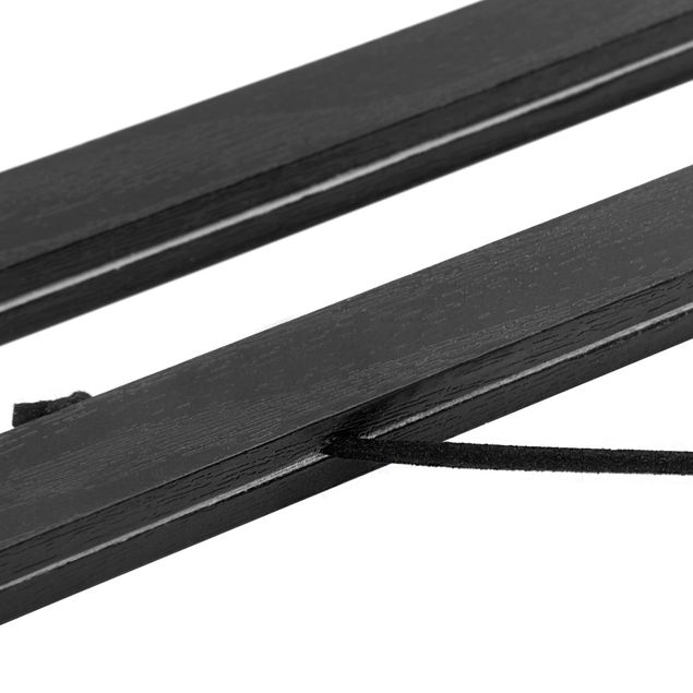 Akcesoria - Magnetic Poster Hanger Black Wood - DIY Clamping rails