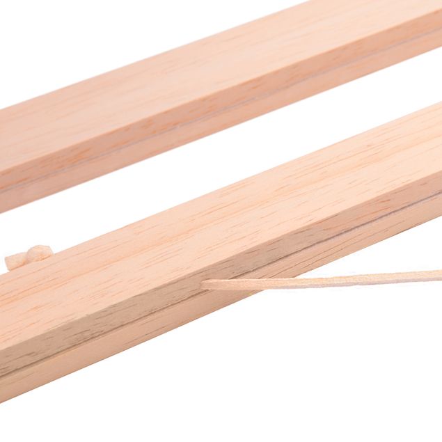 Akcesoria - Magnetic Poster Hanger Light Wood - DIY Clamping rails