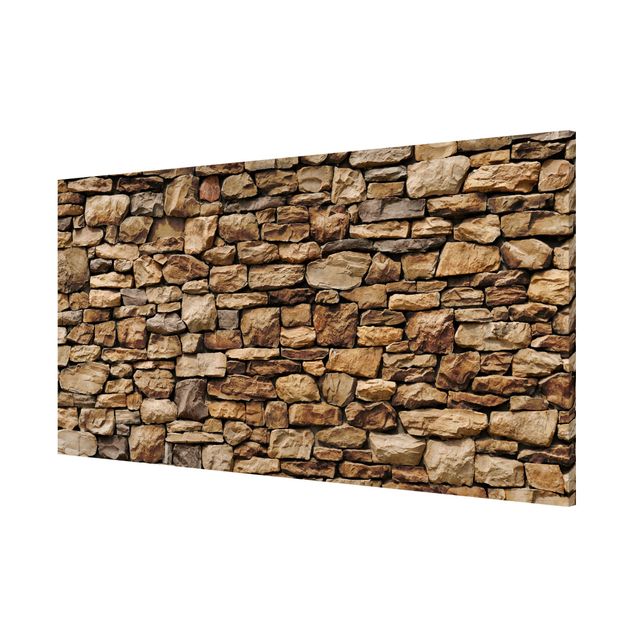 Nowoczesne obrazy Amerykański mur z kamienia