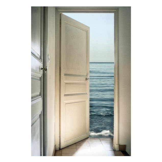 Obrazy z morzem Za drzwiami