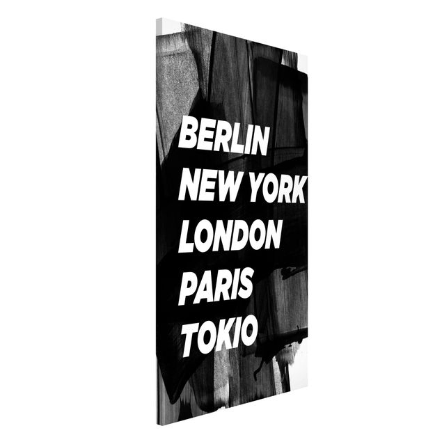 Dekoracja do kuchni Berlin Nowy Jork Londyn