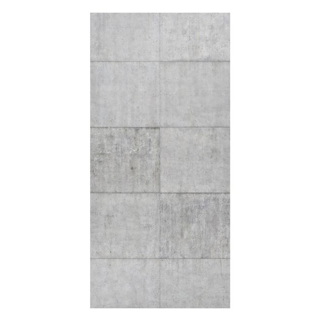 Obrazy do salonu nowoczesne Cegła betonowa o wyglądzie cegły szara