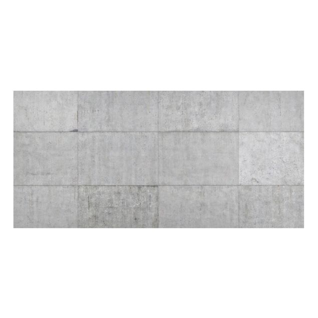 Obrazy do salonu nowoczesne Cegła betonowa o wyglądzie cegły szara