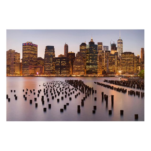 Obrazy do salonu Widok na panoramę Manhattanu