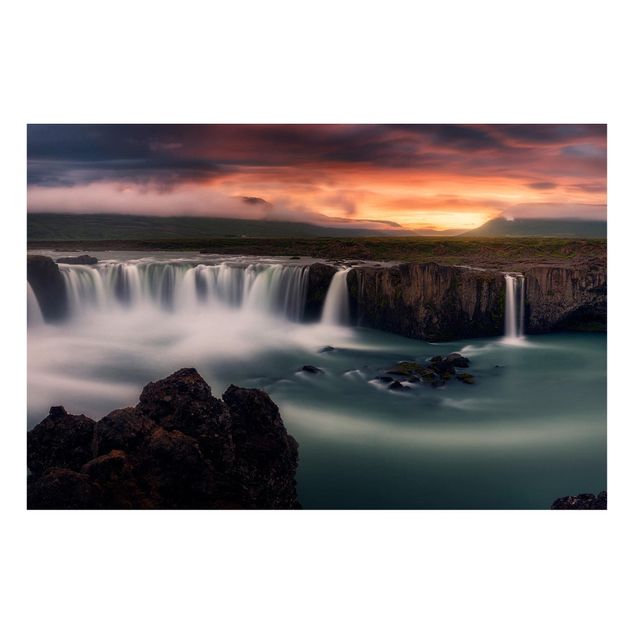 Obrazy na ścianę krajobrazy Wodospad Goðafoss na Islandii