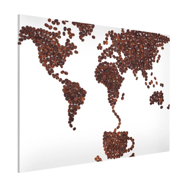 Dekoracja do kuchni Kawa na całym świecie