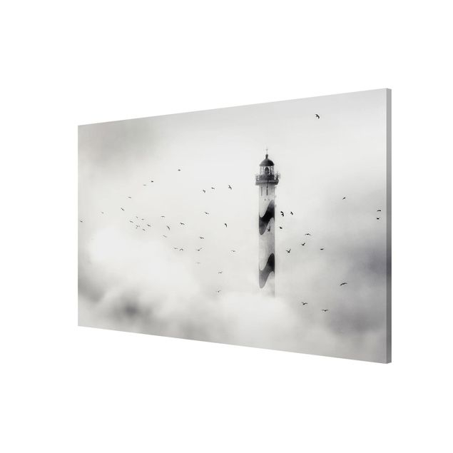 Obrazy nowoczesny Latarnia morska we mgle