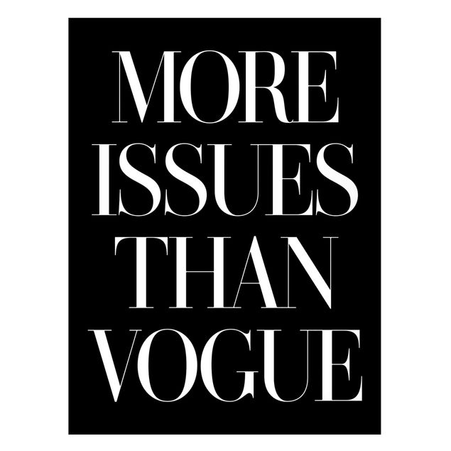 Obrazy do salonu nowoczesne Więcej problemów niż Vogue