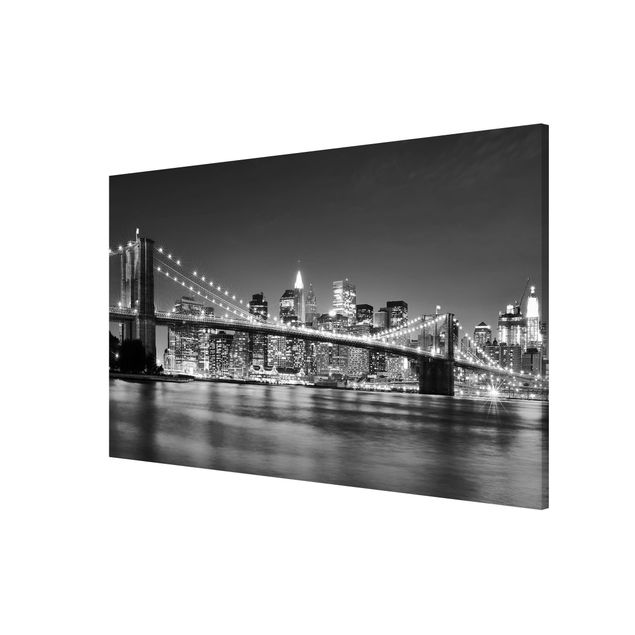 Obrazy nowoczesne Most Manhattan nocą II
