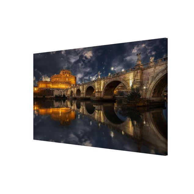 Nowoczesne obrazy Ponte Sant'Angelo w Rzymie