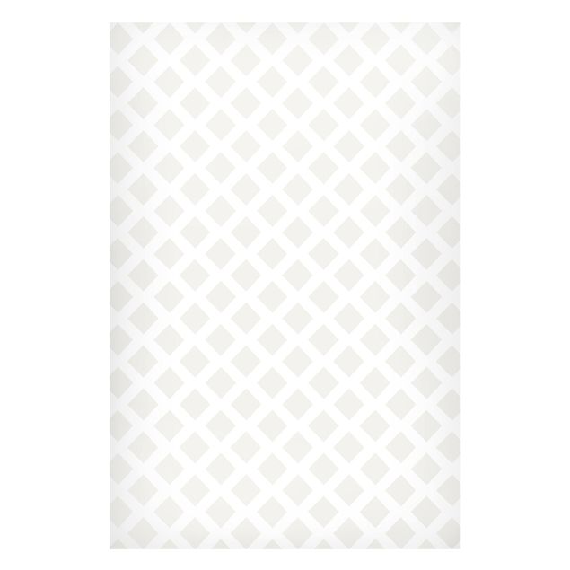 Obrazy do salonu nowoczesne Rhombic lattice jasnobeżowy