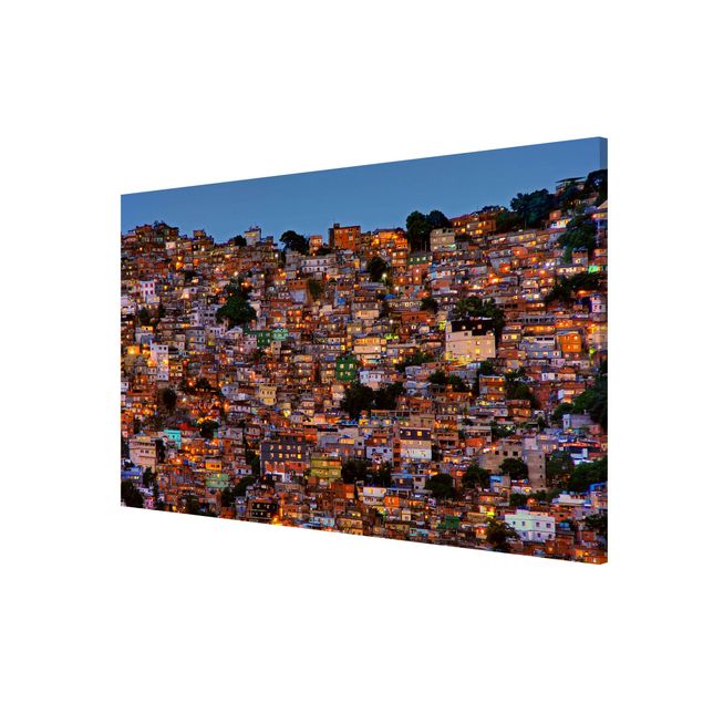 Obrazy nowoczesny Rio de Janeiro Zachód słońca w faweli