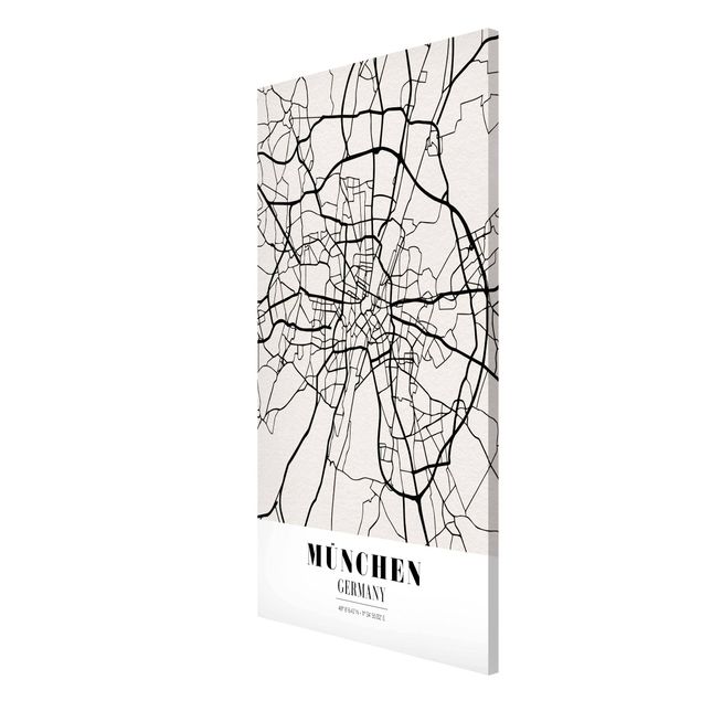 Nowoczesne obrazy City Map Munich - Klasyczna