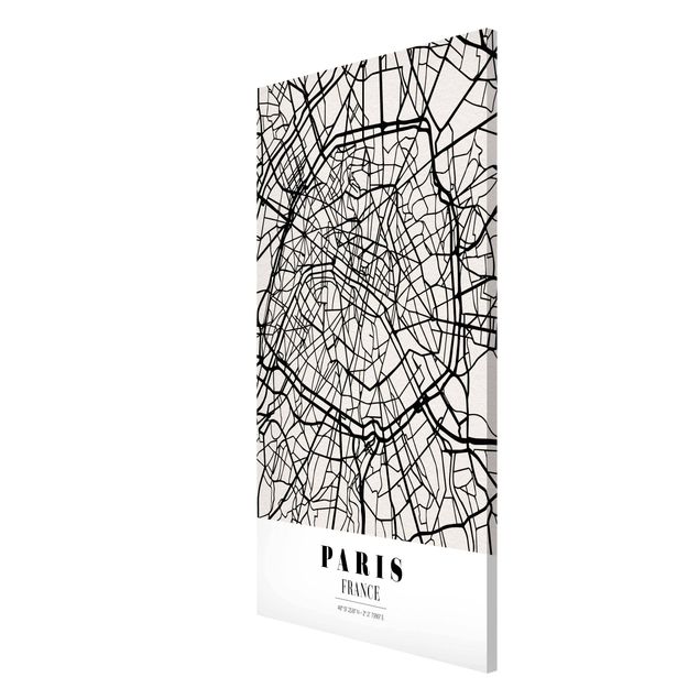 Obrazy nowoczesne City Map Paris - Klasyczna