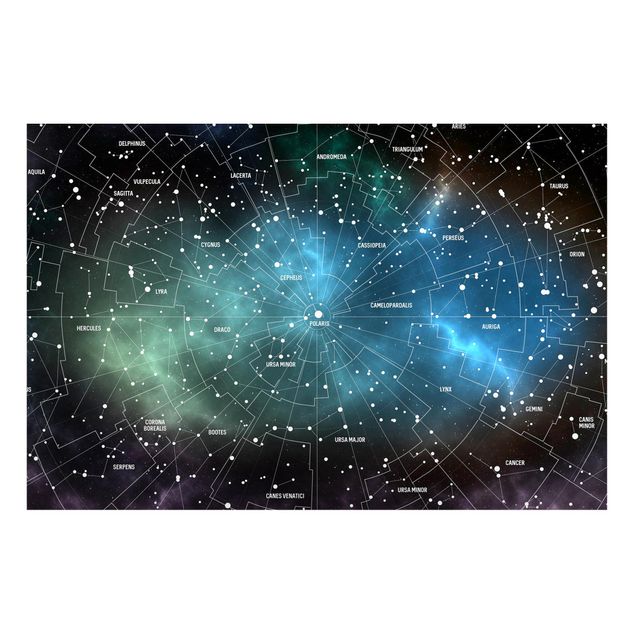 Obrazy nowoczesne Obrazy gwiazd Mapa mgławic galaktyk