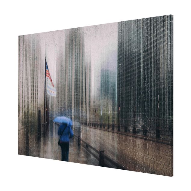 Obrazy nowoczesny Rainy Chicago