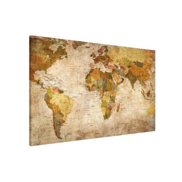 Tablica magnetyczna - Mapa świata