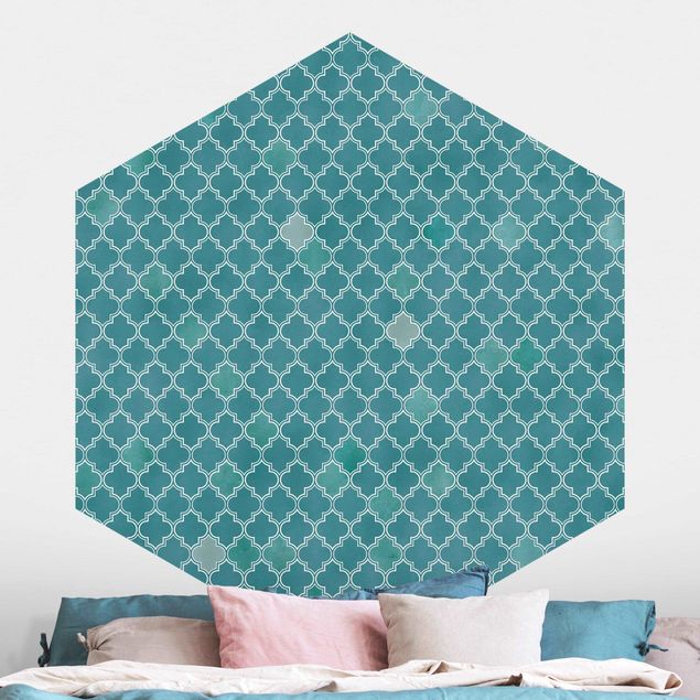 Tapeta wzory geometryczne Wzór ornamentu marokańskiego