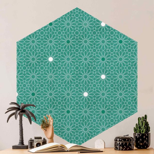Dekoracja do kuchni Wzór w gwiazdy marokańskie