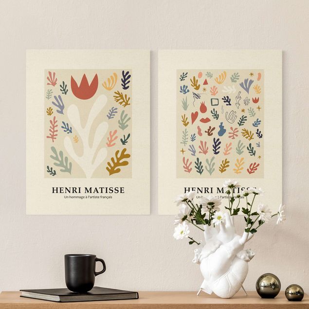 Obrazy na płótnie abstrakcja Matisse Homage - roślinny splendor