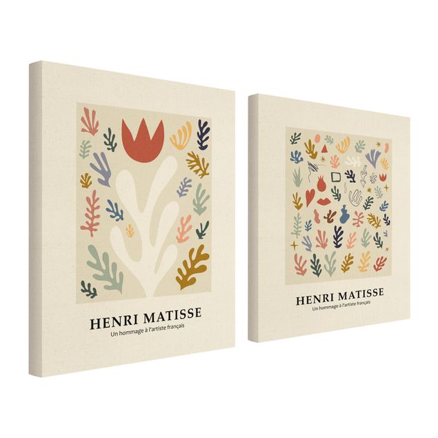 Obrazy z motywem kwiatowym Matisse Homage - roślinny splendor