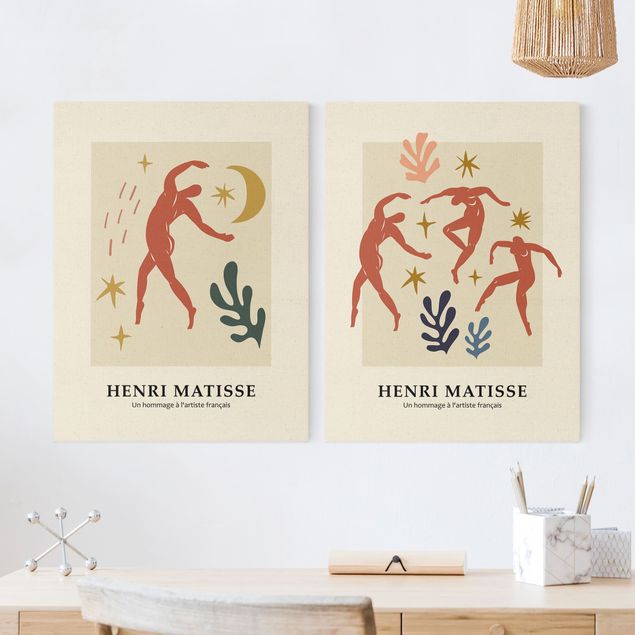 Obrazy do salonu nowoczesne Matisse Homage - Tańce