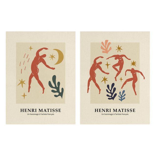 Obrazy na płótnie abstrakcja Matisse Homage - Tańce