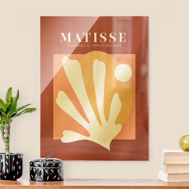 Obraz na szkle - Matisse Interpretation - Combination Red
