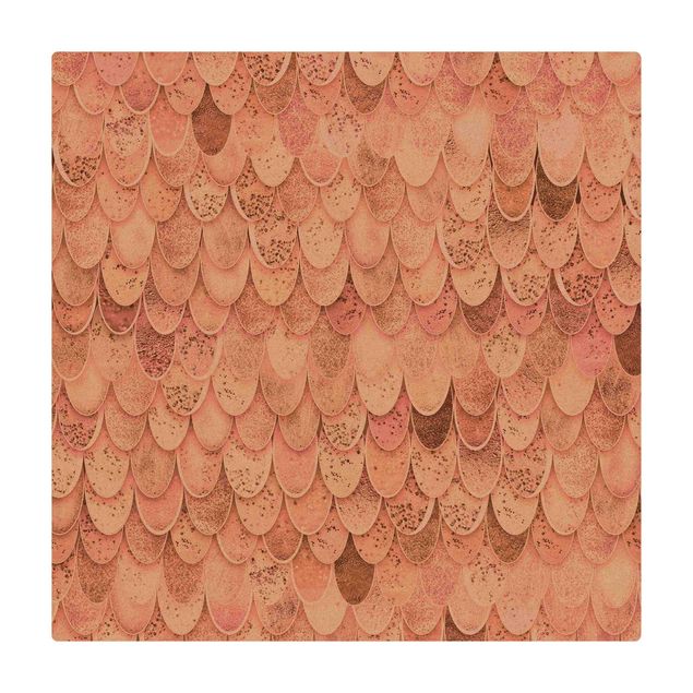 Mata korkowa - Magia syrenki w kolorze różowego złota