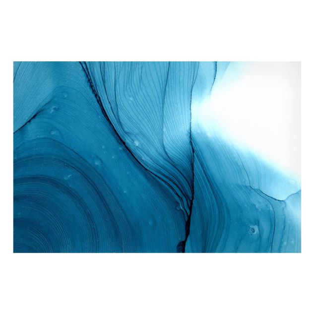 Obrazy na szkle abstrakcja Mottled Blue