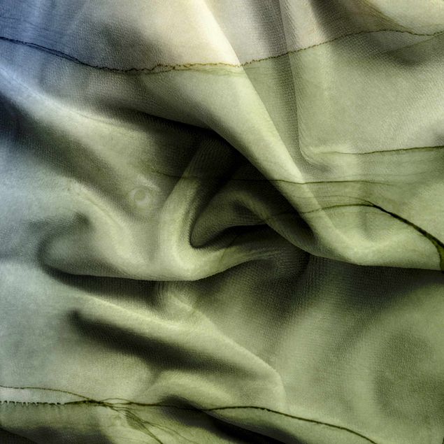 Tekstylia domowe Mottled Bluish Grey With Moss Green