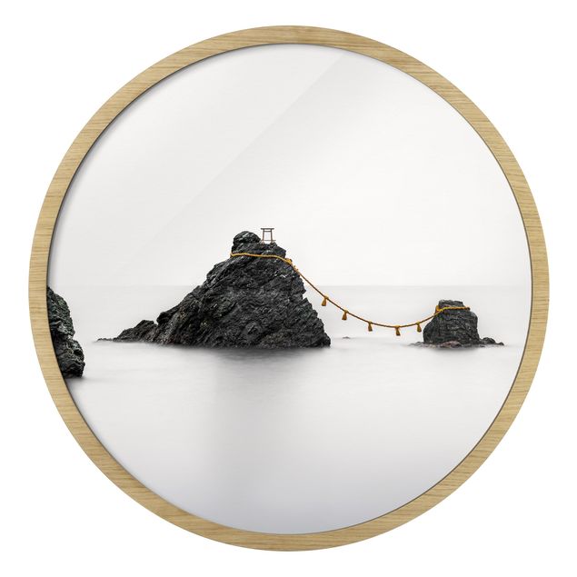 Obrazy nowoczesny Meoto Iwa -  The Married Couple Rocks