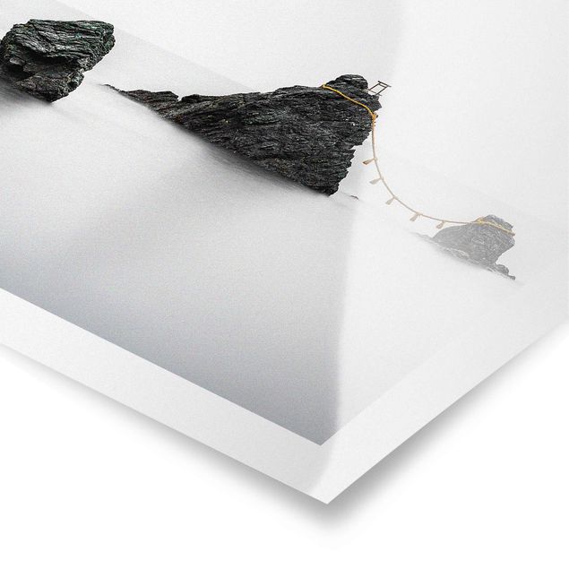 Czarno białe obrazy Meoto Iwa - Skały małżeńskie