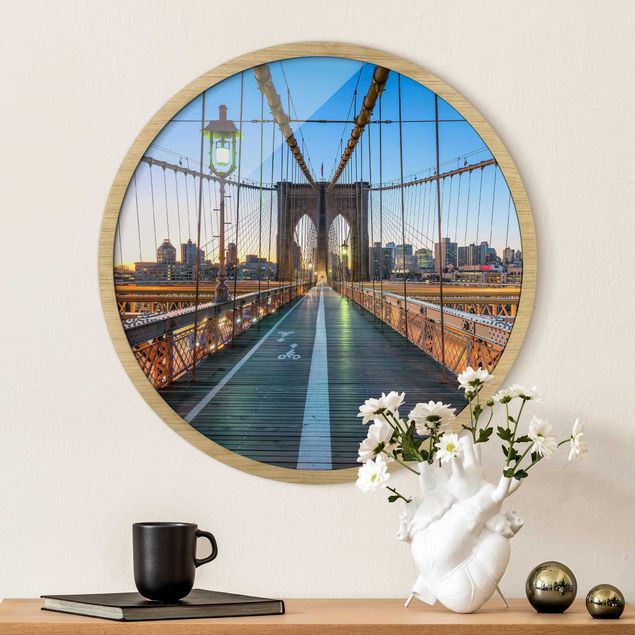 Obrazy Nowy Jork Dawn On The Brooklyn Bridge