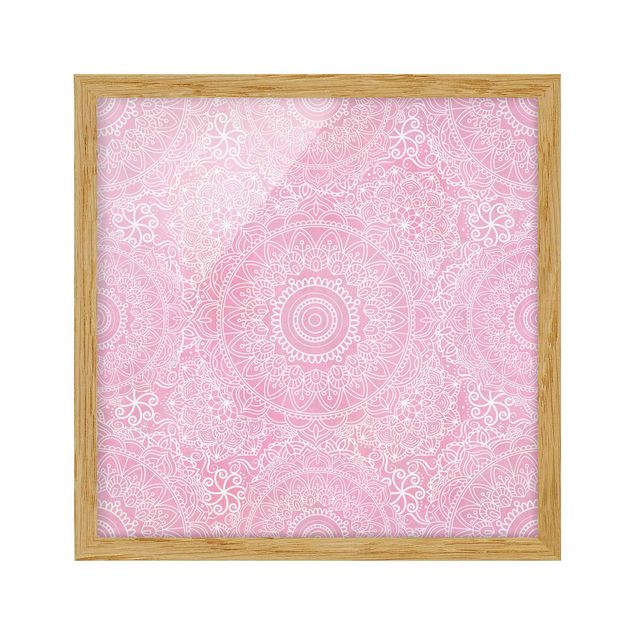 Obrazy nowoczesne Wzór Mandala Pink