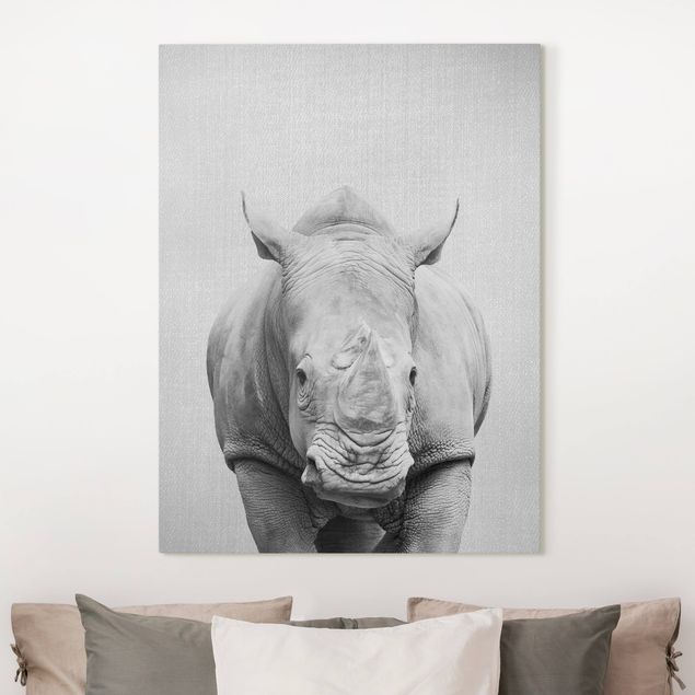Pokój dziecięcy Rhinoceros Nora Black And White