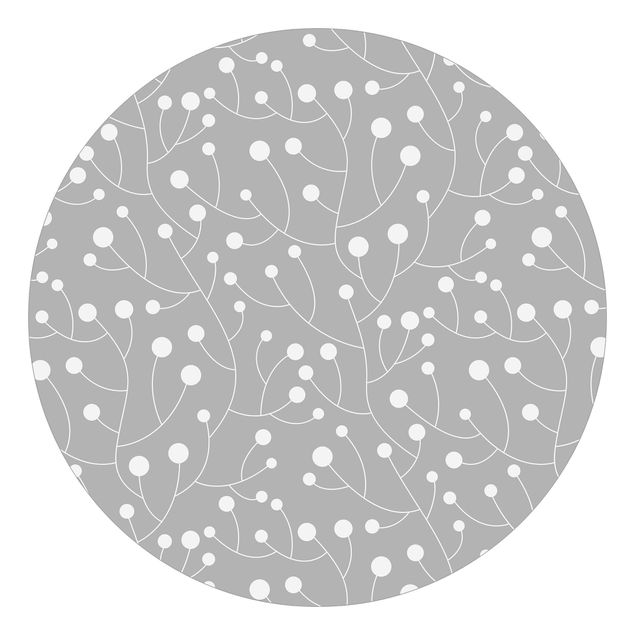 Tapety wzory Naturalny wzór w kropki na szarym tle