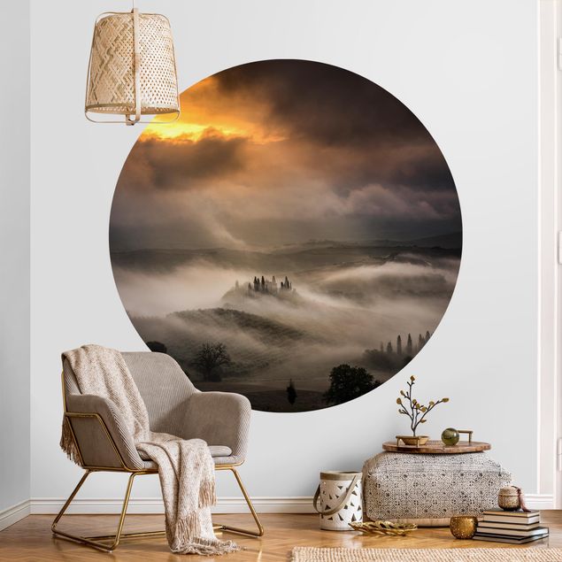 Fototapety niebo Fale mgły