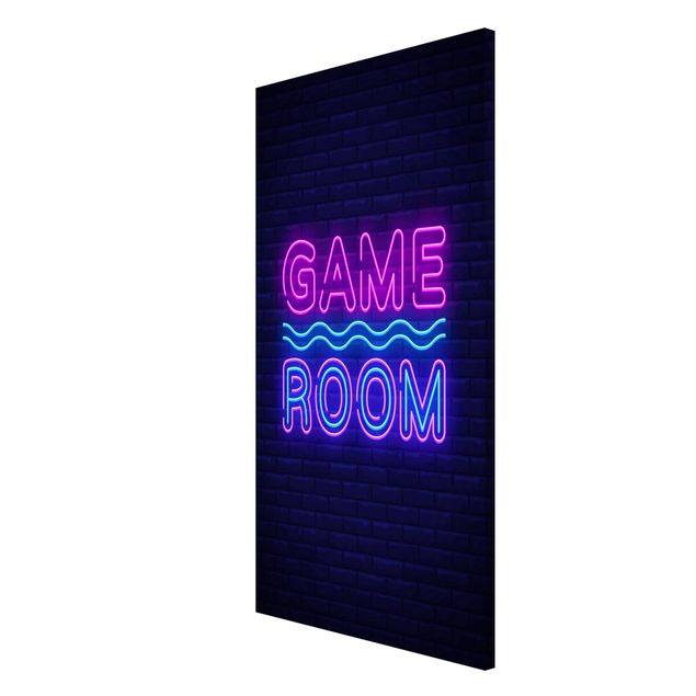 Obrazy powiedzenia Neon Text Game Room