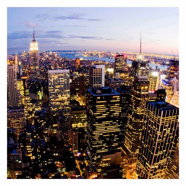 Fototapety Nocna panorama Nowego Jorku