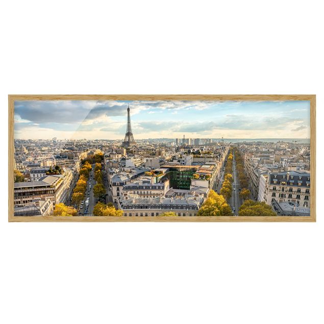 Obrazy w ramie do korytarzu Miły dzień w Paryżu
