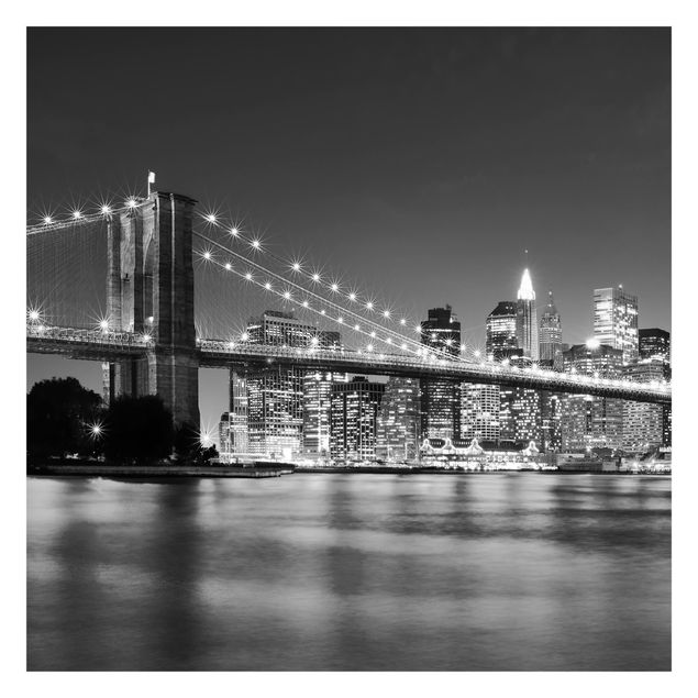 Fototapeta - Most Manhattan nocą II