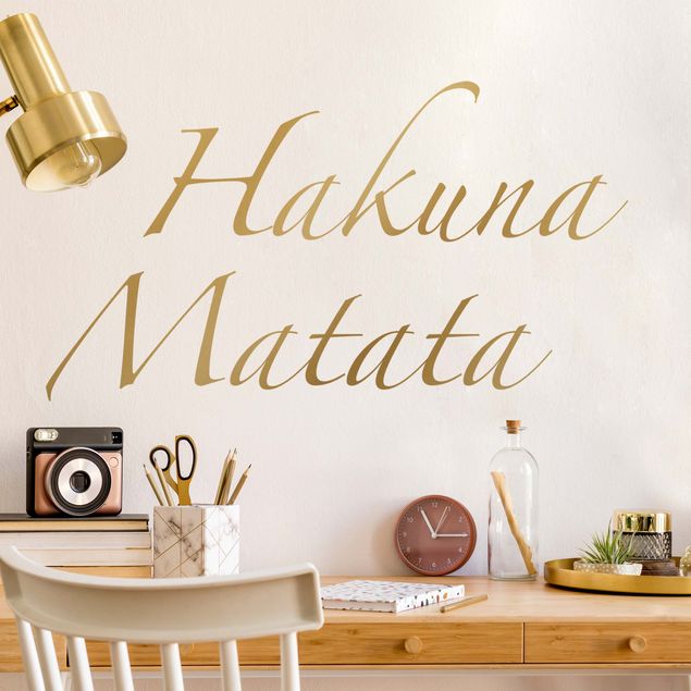 Naklejka na ścianę - Nr SF363 Hakuna Matata